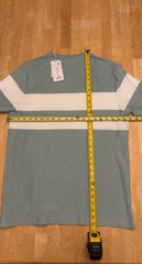 Denim & Flower Ricky Singh Slub Stripe T-Shirt L