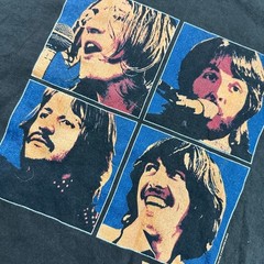 Brown Delta Pro Weight Brown Beatles Band Members Graphic T-Shirt – L