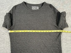 Faherty Cloud Cotton Shirt Mens Large Grey Short Sleeve Pullover Crewneck Soft