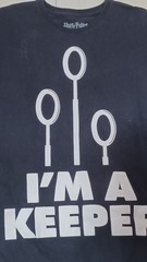 Harry Potter I’m A Keeper T shirt Black Size L