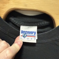 Vintage Discovery Channel TLC Trading Spaces T-Shirt Size XL Black Short Sleeve