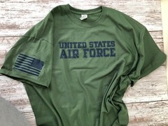 USAF T Shirt DD214 Air Force United States dd-214 Military T-shirt usaf 112G