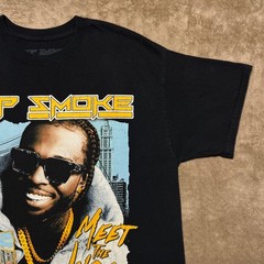 Pop Smoke Meet The Woo Graphic T Shirt Mens Medium Black Hip Hop Rap Tee