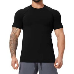Men’s Short Sleeve Gym Muscle T-Shirt Fitness Tee Workout Slim Fitted Thin Tops