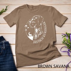 Funny Proud Deutsch Kurzhaar hunting dog portrait gift Unisex T-shirt