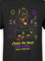 Chase The Drop Doberman T-Shirt | Unisex