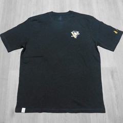 Johnnie-O Men’s M Pittsburgh Penguins NHL Crew Neck T-Shirt Charcoal SS