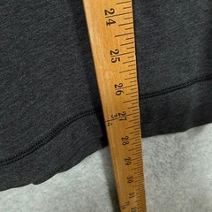 Public Rec Mens Medium Long Sleeve Henley Shirt Gray Pima Cotton Blend Size M