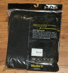 NIP Walls Working Man’s Pocket Tees S/S Cotton Rich – L – Black – 2 Pack