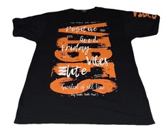 One Color Nation 3XL “Positive, Good, Friday Vibes” Short Sleeve T-Shirt