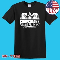 Shawshank State Prison New England Shawshank Redemption Black Size S-5XL