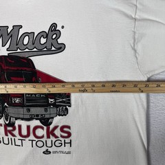 Vintage 90s Mack Trucks Beam Mack Ford Built Tough Mens 2XL