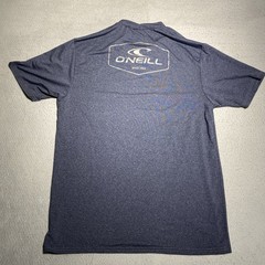 O’Neill Swim Shirt Men’s Large Blue Slim Fit Short Sleeve Surf Surfing