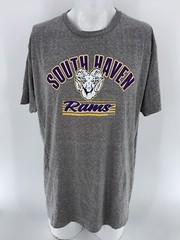 South Haven Rams Mill Tex T-Shirt XXL Men Gray Poly Cotton Rayon YGI V4-14