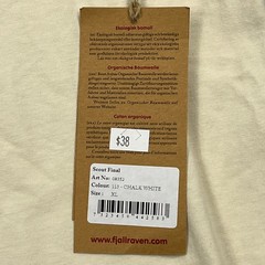 NEW Fjallraven Scout Final Shirt Men’s XL Beige Minnesota Short Sleeve Crew Tee