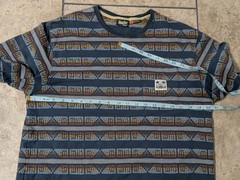 Howler Brothers Men’s Large Jacquard Petrol Blue T-Shirt Size Large