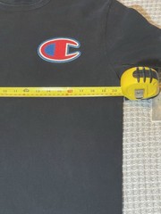 Champion Classic Jersey T-Shirt 100% Cotton Black Men’s Size Large