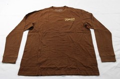 Howler Bros Men’s Howler Posse Longsleeve Cotton T-Shirt EH6 Mahogany Small NWT
