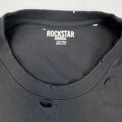Rockstar Original Shirt Mens 3XL Black Skull Rock Band 1992 US Tour Graphic Tee