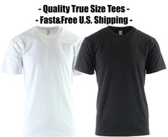 BIG & TALL T-Shirts Heavyweight Oversized Solid Tees ALL PRO Size – 5XL 6XL 8XL