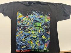 Men’s Black Paul McCartney New World Tour Music Graphic Print T-Shirt One Size