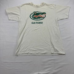Anvil Florida Gators Graphic T-Shirt NCAA College University White Size Large
