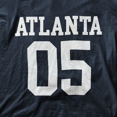 Atlanta 05 retro tee 2005 southern city pride number shirt