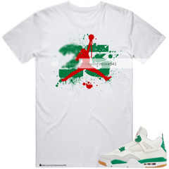 White T-Shirt To Match Air Jordan 1 Low SE Lava Glow