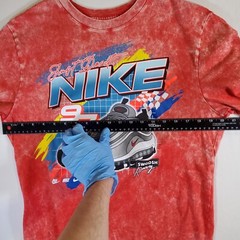 The Nike Tee Red Tie Dye Acid Wash Air Max 97 Racing Medium TShirt Graphic Shirt