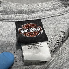 Harley Davidson Long Sleeve T Shirt Hammond Louisiana Freedom Shield Size M