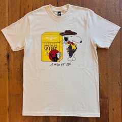 NATURAL AMERICAN SPIRIT CIGARETTE PACK X SN00PY FUNNY T-SHIRT S-5XL