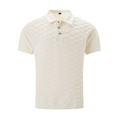 Summer Wear Men’s T Shirt Polyester Regular Slight Stretch Solid Color