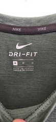 Nike Dri Fit Breathe Tee Shirt Mens Medium Green Swoosh Graphic Gym Training