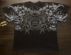 Civil Regime Men’s M Black Batman Graphic Print Crew Neck Short Sleeve Tee