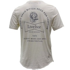 Buffalo By David Bitton Napso Festival Heather Pearl Crew Neck T-Shirt Sz: XL