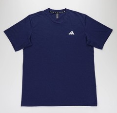 Adidas Men’s Breathable Crew Neck Short Sleeve Feel Ready Training Tee Blue L