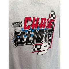 Chase Elliott Hendrick Motorsports Team Collection Lumar Finish Line Shirt Ash