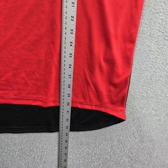 Fasthouse Men Shirt XL Red Graphic Speed Shop Activewear Grunge Logo Long Sleeve