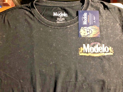 Modelo Men’s T-Shirt Size X-Large/Front-Back Graphics/Faded-Worn Look New w/Tags