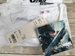 L(JPN) size UNIQLO UT METAL GEAR RISING T-shirt White Japan Sony New w/tags