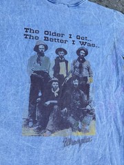 Vintage Wrangler T Shirt 90s Cowboy USA Made Faded Sz M Single Stitch