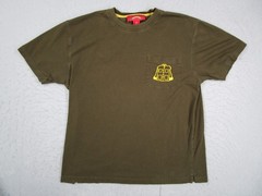 Shanghai Tang Shirt Mens Medium Green 100% Cotton Pocket Embroidered Graphic Tee