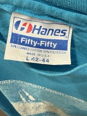 Vintage 1980s St. Thomas Virgin Islands T-Shirt Hanes 50/50 SZ L, Single Stitch