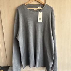 New Levi’s Gray Thermal Heavyweight Long Sleeve Mens Standard 3XL T Shirt NWT