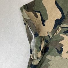 Hollister Mens Camo Curved Hem Tee Shirt Green Camouflage Medium Must Have