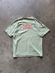 Vintage 90s Body Glove Floral Surf Surfer Beach Summer T Shirt Faded Green XL