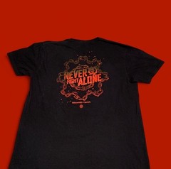 Gears Of War Never Fight Alone Video Game T-shirt Black Mens XL Xbox (M917)