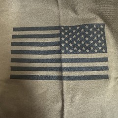 Khaki Military Shirt Mens “POW MIA” Size Small