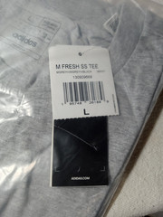 Adidas Men’s Fresh Gray T Shirt IB6051 Size Large