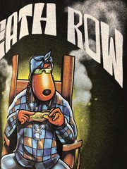 Crooks And Castles X Death Row Records Snoop Dogg Electric Chair T Large EUC